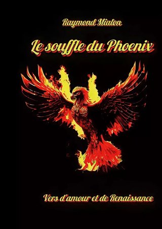 Couverture du Souffle du Phoenix : un phénix de flammes rouges et dorées sur fond noir